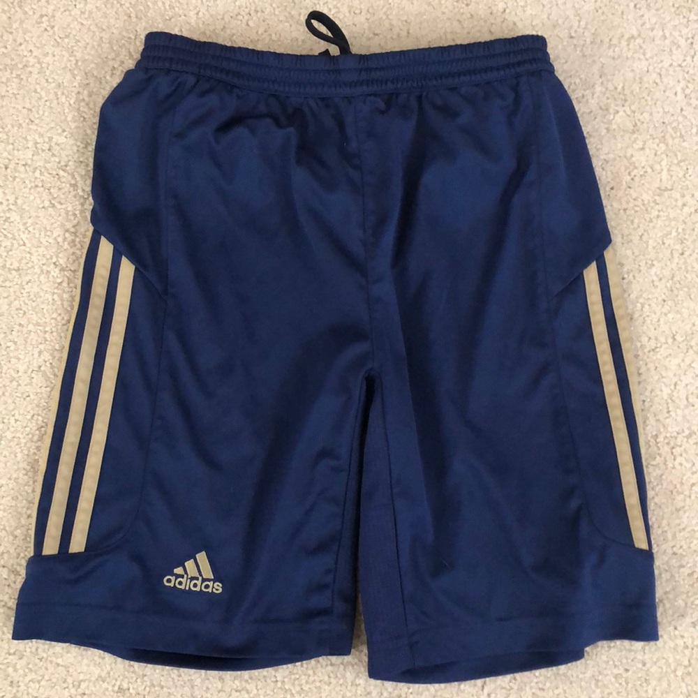 Adidas soccer shorts boys L
